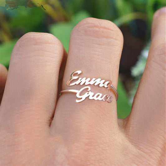 Personalized Custom Name Ring