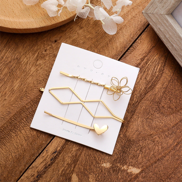 Creative Fashion Pearl Hair Clip Set for Women