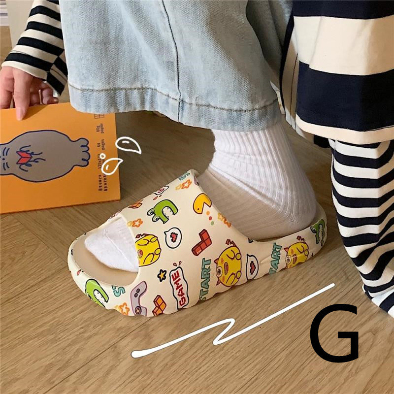 Cute Thick-Soled Girls' Beach Sandals and Slippers