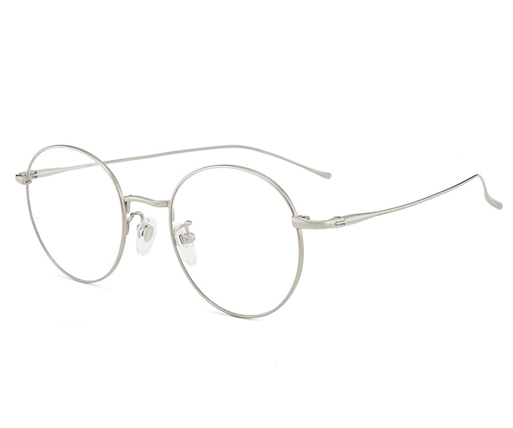 Fashion Retro Round Face Ultra-Light Titanium Glasses