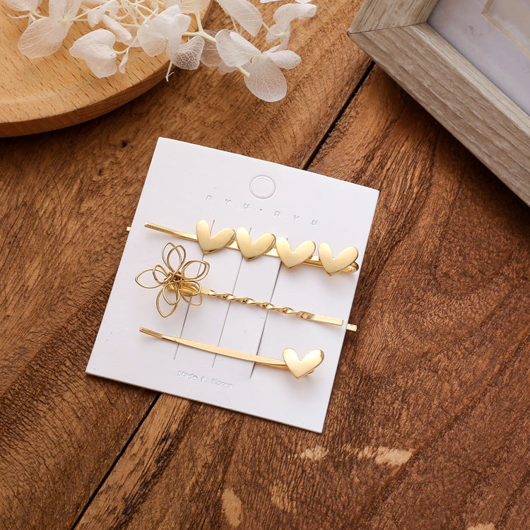 Creative Fashion Pearl Hair Clip Set for Women