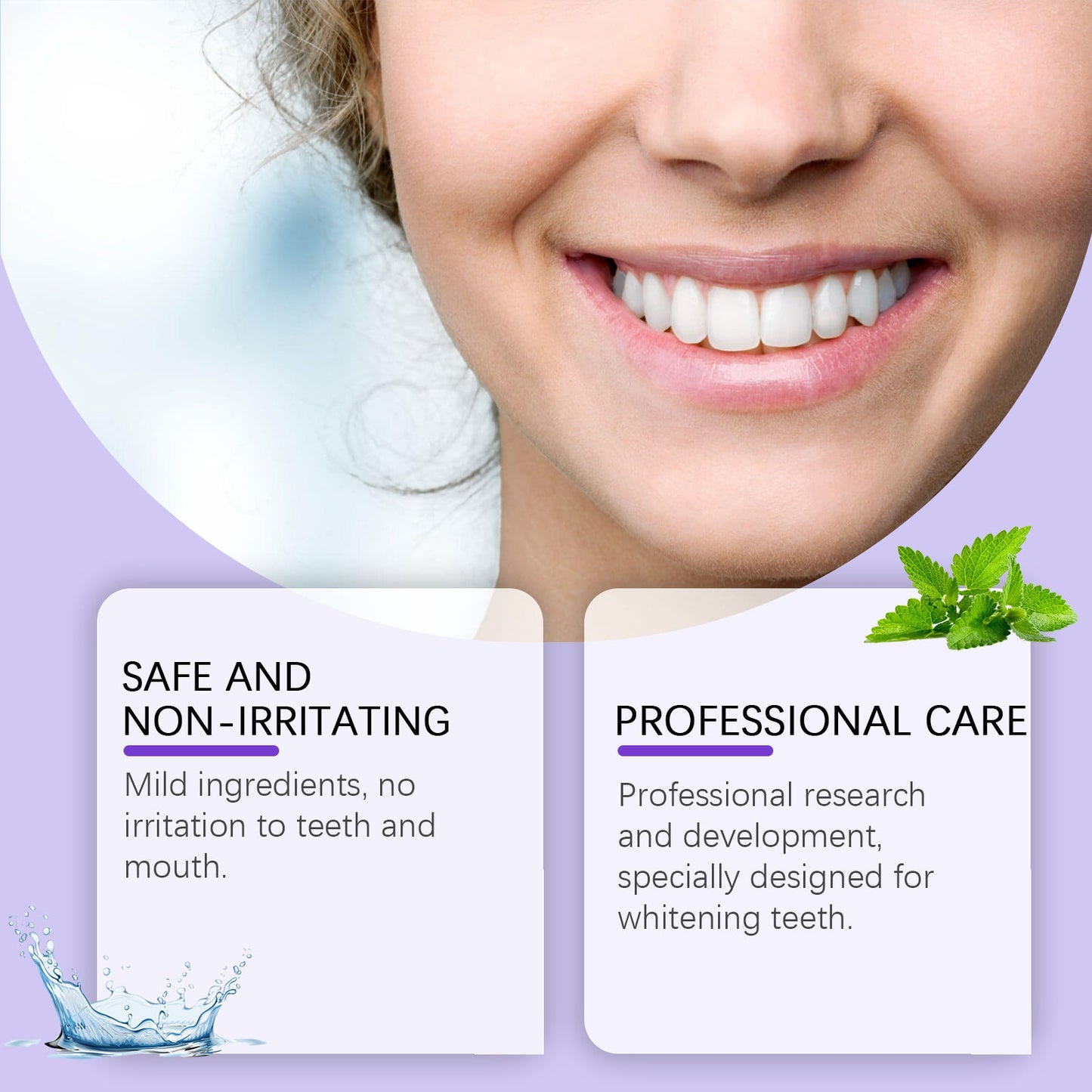Eelhoe Purple Toned Teeth Set