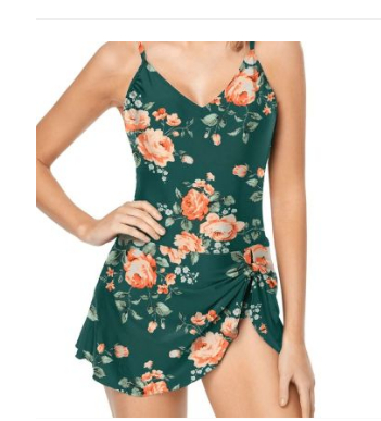 Sleek & Chic: Push-Up Slimming Swimsuit Dress
