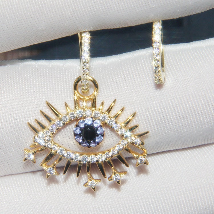 "My Eye's on YOU" Hoop Earrings