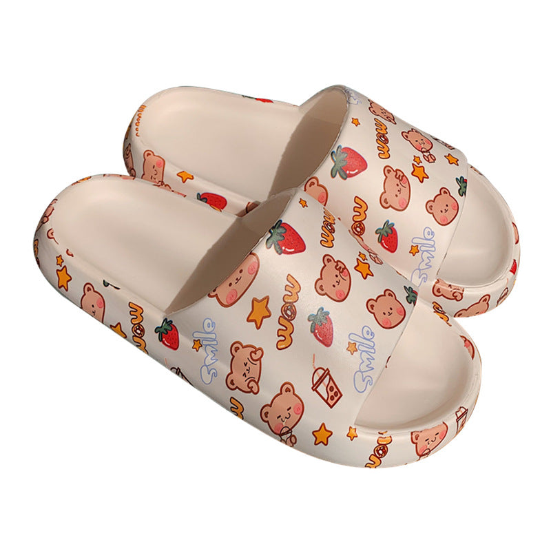 Cute Thick-Soled Girls' Beach Sandals and Slippers