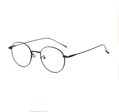 Fashion Retro Round Face Ultra-Light Titanium Glasses
