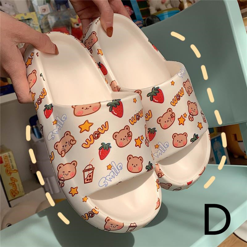 Cute Thick-Soled Girls' Beach Sandals and Slippers