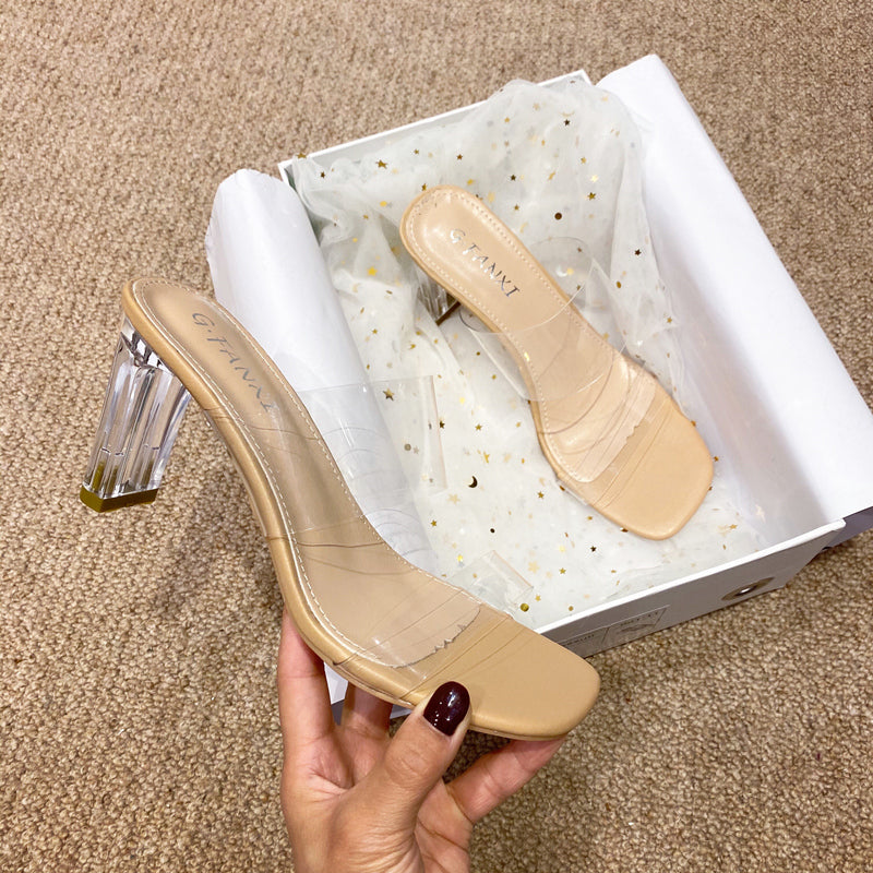 High-Heeled Crystal Sandals and Slippers for Summer