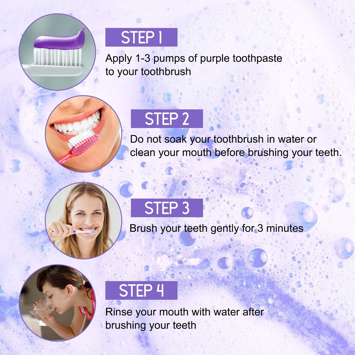 Jaysuing Purple Tooth Whitening Toothpaste
