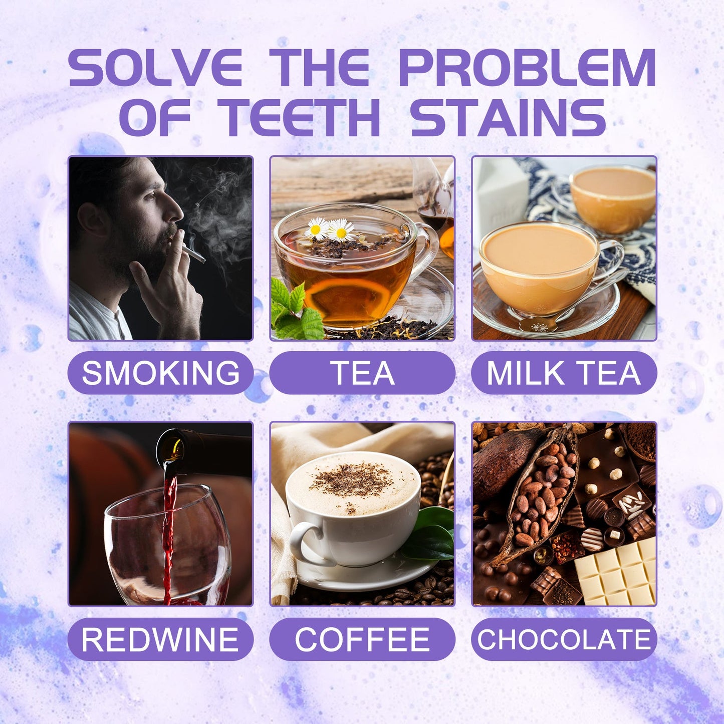 Jaysuing Purple Tooth Whitening Toothpaste