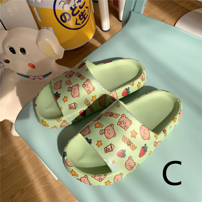 Cute Thick-Soled Girls' Beach Sandals and Slippers