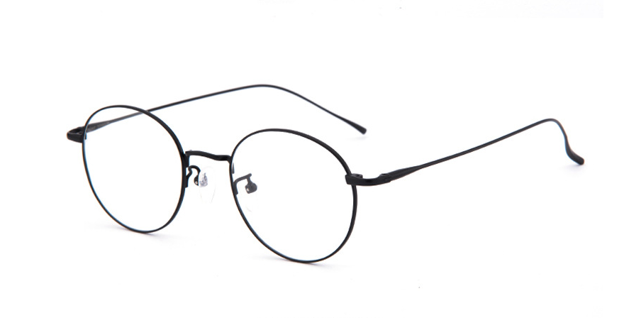 Fashion Retro Round Face Ultra-Light Titanium Glasses